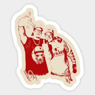 Wallen and Hardy Sticker